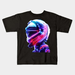 Futuristic helmet Kids T-Shirt